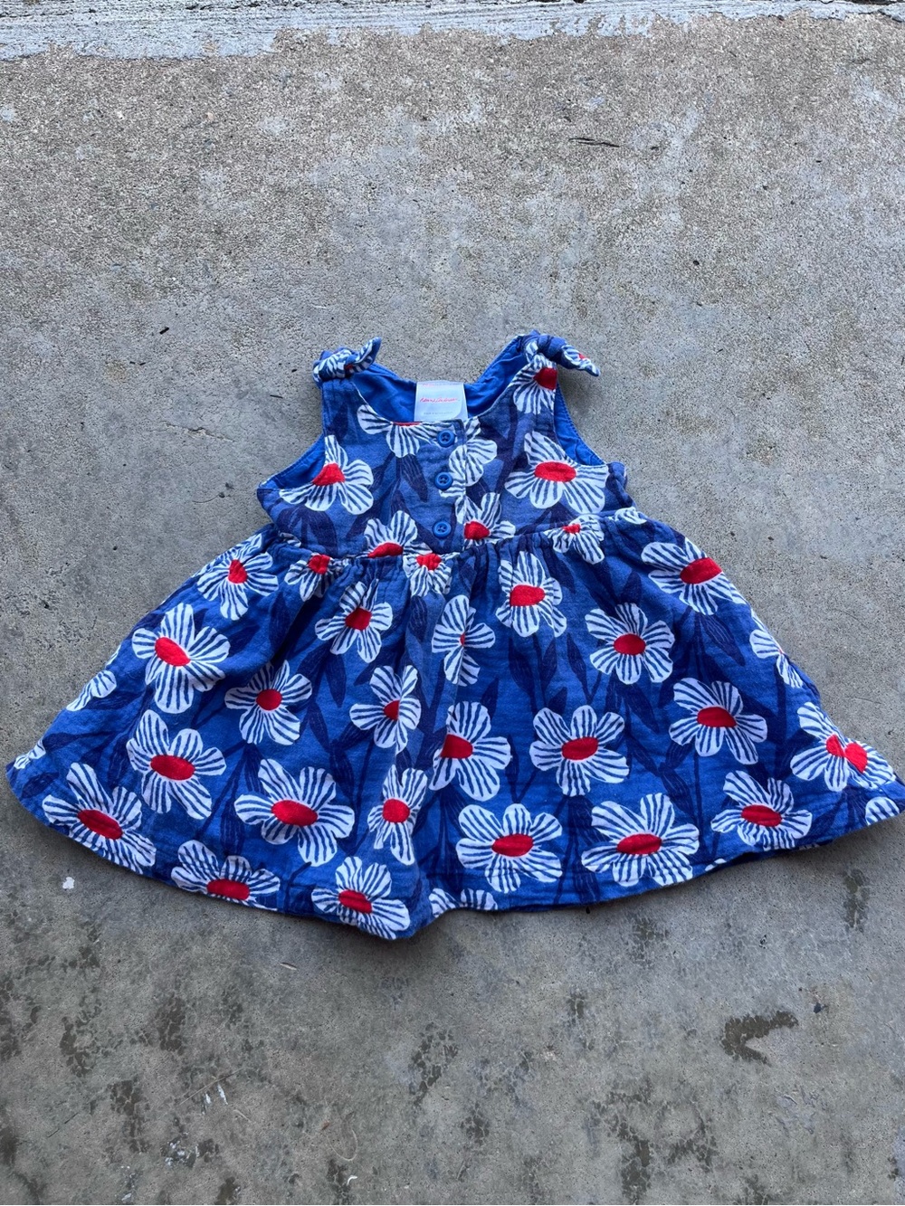 Hanna Andersson red, white & blue Dress Size 6-12 months